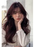 aRietta麻布*20代30代 韓国式小顔シースルー×ピンク×レイヤー
