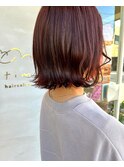 艶のあるピンクカラー