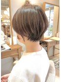【Anree】クビレショート×ベージュカラー