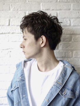 オキサバイオムヘアー(OXA by HOMME HAIR) ラフ アップバング ショート【OXA by HOMMEHAIR】