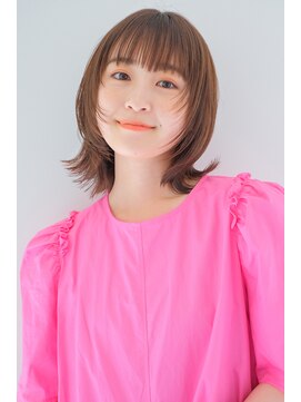 ガリカ 横浜(Gallica) くびれ大人ショートウルフ/ショコラブラウンこなれ感<横浜>