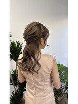 ピープスアンドスー 表参道 渋谷(Peeps&Suu.) お呼ばれヘアハーフアップアレンジ