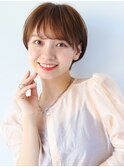 【竹之内蔵人】大人かわいい丸みショート/耳かけショート