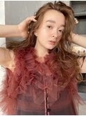 ニュアンスウェーブスタイル_グレーベージュレイヤー_39488