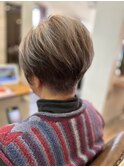 白髪ぼかしハイライト