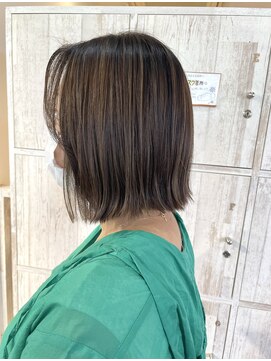 リコット 浦和美園(Liecot) 【kotone】切りっぱなしボブ◎シークレットハイライト