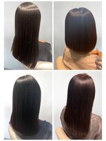 美容室フルール&nbsp;★縮毛矯正ロング♪コスメストレート髪質改善ココアベージュ