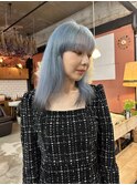 ホワイトブルーグレージュカラーケアブリーチダブルカラー問屋町