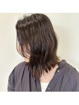 ラック 由比ヶ浜(LUCK)&nbsp;波巻きボブ×ブラウンカラー