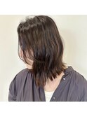 波巻きボブ×ブラウンカラー