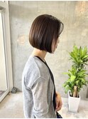 スタイリッシュなナチュラルボブ♪