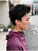 #ベリーショート#ダークアッシュ#ニュアンスパーマ#韓国マッシュ