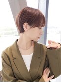 マッシュショート/コンパクトショート/耳かけ/ 小顔/ナチュラル