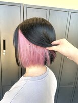 ゴウトゥデイシェアサロン 町田店(GO TODAY SHAiRE SALON)&nbsp;インナーカラーホワイトピンク【町田】