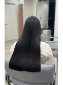 毛先の一本一本まで艶のある美髪
