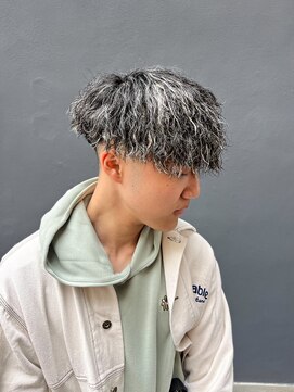 メンズグルーミングナンバーナイン(MEN'S GROOMING NUMBER NINE) ホワイトメッシュ/ツイストスパイラル/【早田隼哉】
