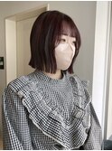 赤髪ボブ
