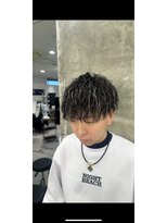 メンズサロン キング 高槻店(Men’s salon K!ng)&nbsp;波巻きツイストスパイラルパーマ/フェザーパーマ/眉毛/メンズ