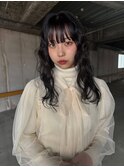 ロングヘア /curly hair /地毛風カラー
