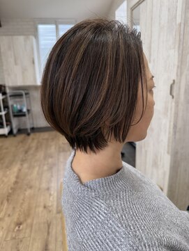 スカイ(SKY) 透明感カラー/髪質改善/縮毛矯正/韓国風レイヤーカット