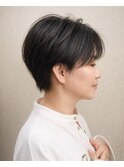 大人ボブ/ショートボブ/ハンサムショート/ひし形ショート