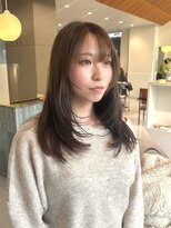 ローレンアオ(LOREN AO)&nbsp;【LOREN AO】オリーブベージュ/レイヤーカット