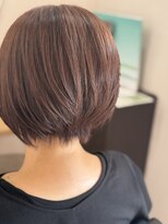 ライフ 星田店(Lyfe)&nbsp;大人女性のための艶感丸みショートボブ_ブラウンアッシュ_494