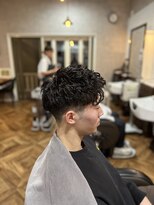 アンカー(ANCHOR)&nbsp;MEN’S HAIR/波巻きツイストスパイラル/リバースセンターパート