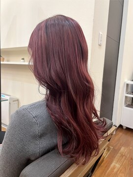 ブランコトレス 鏡島(BLANCO tres) ブリーチ/レッドカラー／ワインレッド