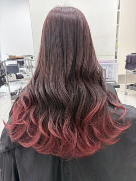 アライブ ハラジュク(ALIVE harajuku) ブリーチインナーバレイヤージュグラデーションカラー夕貴