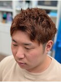 2ブロックショート・レッドブラウン