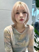 トリッカ シブヤ(TRICCA SHIBUYA)&nbsp;顔まわりレイヤーボブレイヤーカットミディアムボブウルフカット