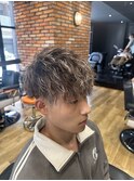 ブラウンメッシュツイスパ