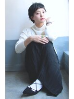 エシカ(ethica)&nbsp;[ethica_南船場] ナチュラルダークアッシュ×ショートボブ