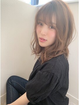 マリアバイアフロート(Maria by AFLOAT) 【添田】小顔な前髪王道フェミニン無造作カールヘルシーレイヤー