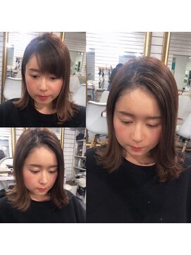 ビーヘアサロン(Beee hair salon) 【渋谷エクステ・カラーBeee/安部 郁美】A/W前髪エクステ