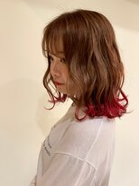 シャルム(Charme) レッド裾カラー