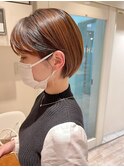 【sii.柏】柔らかい質感の丸みショートボブ
