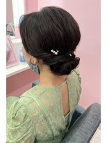 シーズン 大阪(SEASON) 【ヘアセット】シニヨン×アップヘア