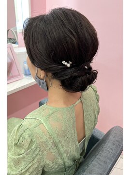 シーズン 大阪(SEASON) 【ヘアセット】シニヨン×アップヘア