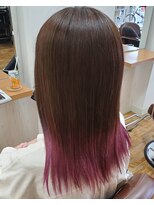 ヘアーアンドメイク ペリドット(hair&make Peridot)&nbsp;ハイトーンカラー/ミルクティーピンク/30代/40代/50代/60代