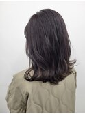 グレージュ大人可愛い透明感カラー巻き髪ふんわりカール