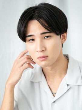 モッズヘア メン 上尾東口店(mod's hair men) ビジネスシーンも◎黒髪がキマル大人マッシュショートA上尾