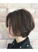 ふんわりボブ/今泉/ボブ/ショート/白髪/パーマ/髪質改善/メンズ