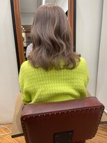 ウニレ バイ センス(unire by sense)&nbsp;【ブリーチ１回】透明感ミルクティーグレージュカラー