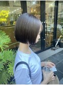 切りっぱなしボブ