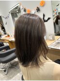 派手すぎない白髪ぼかしハイライト