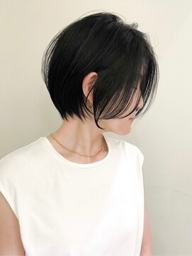 ジル ブラン 福岡(JIL BLAN) ハイライトレイヤーカットショートボブイルミナカラー天神大名