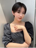 ハンサムショート_ブルーブラック_ショートヘア