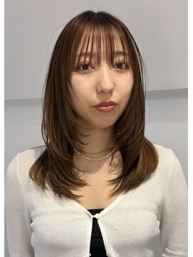 トレス(TRESS) レイヤー/ブラウン/秋色/透明感カラー/くすみカラー